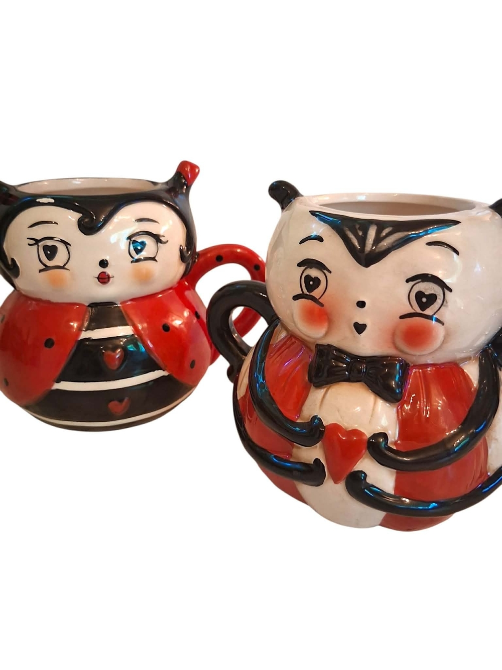 Johanna Parker Ladybug And Spider Mugs